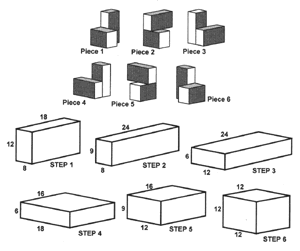 6 Block 6 Step Drawing